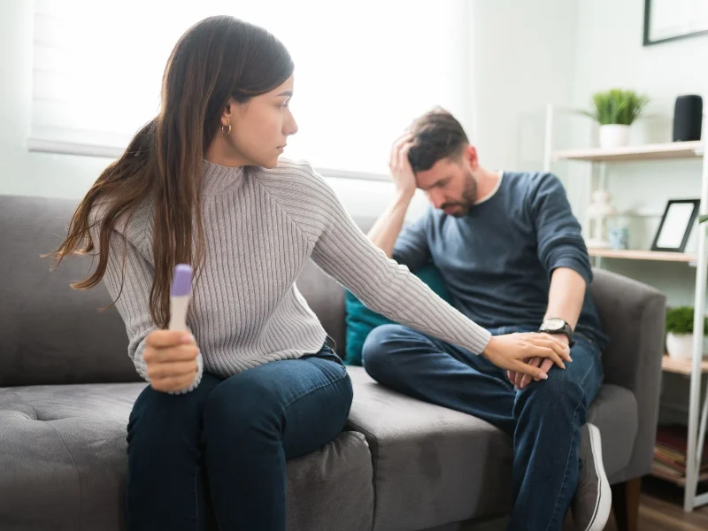 couple facing infertility